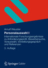 Buchcover Personalauswahl I