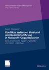 Buchcover Konflikte zwischen Vorstand und Geschäftsführer in Nonprofit-Organisationen