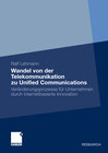 Buchcover Wandel von der Telekommunikation zu Unified Communications