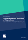 Buchcover Erfolgsfaktoren für Innovation in Unternehmen