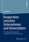 Buchcover Kooperation zwischen Unternehmen und Universitäten