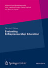 Buchcover Evaluating Entrepreneurship Education