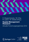 Buchcover Supply Management Research