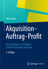 Buchcover Akquisition - Auftrag - Profit