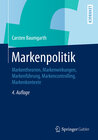 Buchcover Markenpolitik