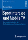 Buchcover Sportinteresse und Mobile TV