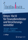 Buchcover Ritters 10x10 für Finanzdienstleister und Versicherungsvermittler