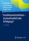 Buchcover Familienunternehmen - Auslaufmodell oder Erfolgstyp?