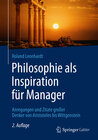 Buchcover Philosophie als Inspiration für Manager