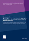 Buchcover Teilnahme an wissenschaftlicher Weiterbildung