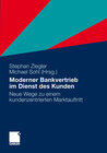 Buchcover Moderner Bankvertrieb im Dienst des Kunden
