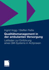 Buchcover Qualitätsmanagement in der ambulanten Versorgung