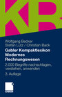 Buchcover Gabler Kompaktlexikon Modernes Rechnungswesen