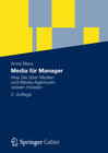 Buchcover Media für Manager