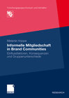 Buchcover Informelle Mitgliedschaft in Brand Communities