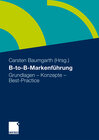 Buchcover B-to-B-Markenführung