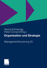 Buchcover Organisation und Strategie