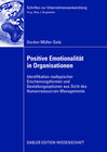 Buchcover Positive Emotionalität in Organisationen