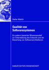 Buchcover Qualität von Softwaresystemen