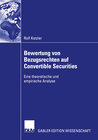 Buchcover Bewertung von Bezugsrechten auf Convertible Securities