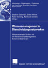 Buchcover Wissensmanagement in Dienstleistungsnetzwerken