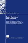 Buchcover Public Governance and Leadership