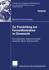 Buchcover Zur Preisbildung von Forwardkontrakten im Strommarkt