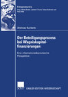 Buchcover Der Beteiligungsprozess bei Wagniskapitalfinanzierungen