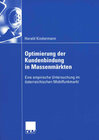 Buchcover Optimierung der Kundenbindung in Massenmärkten