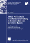 Buchcover Ad hoc-Publizität und Zwischenberichterstattung im deutschen Corporate Governance-System