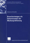 Buchcover Branchenimages als Determinanten der Markenprofilierung