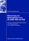 Buchcover Bilanzierung von Aktienoptionen nach US GAAP, IFRS und HGB