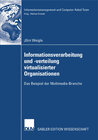 Buchcover Informationsverarbeitung und -verteilung virtualisierter Organisationen