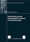 Buchcover Entwicklung prozesstechnologischer Systeme in Unternehmungen