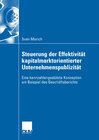 Buchcover Steuerung der Effektivität kapitalmarktorientierter Unternehmenspublizität