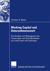 Buchcover Working Capital und Unternehmenswert