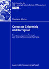 Buchcover Corporate Citizenship und Korruption