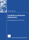 Buchcover Liquidität am deutschen Kapitalmarkt