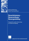 Buchcover Steuerbelastung - Steuerwirkung - Steuergestaltung