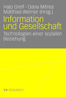 Buchcover Information und Gesellschaft