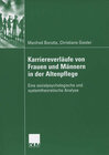 Buchcover Karriereverläufe von Frauen und Männern in der Altenpflege