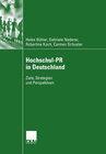 Buchcover Hochschul-PR in Deutschland
