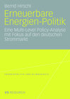 Buchcover Erneuerbare Energien-Politik