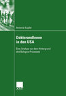 Buchcover DoktorandInnen in den USA