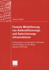 Buchcover Formale Modellierung von Authentifizierungs- und Autorisierungsinfrastrukturen