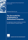 Buchcover The Successful Use of Information in Multinational Companies