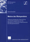 Buchcover Motive des Blutspendens