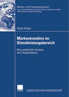 Buchcover Markentransfers im Dienstleistungsbereich