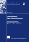 Buchcover Commitment in Geschäftsbeziehungen