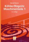Buchcover Köhler/Rögnitz Maschinenteile 1